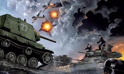 Рисунок Т-34/85 на рабочий стол | Бронетехника War Wallpapers