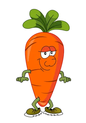 Смешные мультяшные персонажи из фруктов и овощей Векторное изображение  ©mayalis 317362496