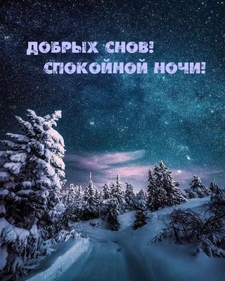 Зимние картинки \"Спокойной ночи!\" (183 шт.)