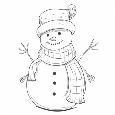 Черно-белый снеговик стоковое изображение. изображение насчитывающей  холодно - 67989733