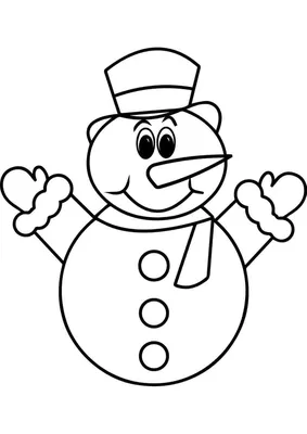 черно белый снеговик PNG , черный, белый, Снеговик PNG рисунок для  бесплатной загрузки