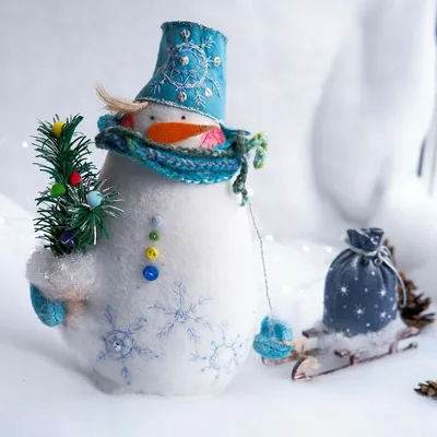 Наклейка \"Снеговик выглядывает\" 35x50 см по цене 250 ₽/шт. купить в Москве  в интернет-магазине Леруа Мерлен