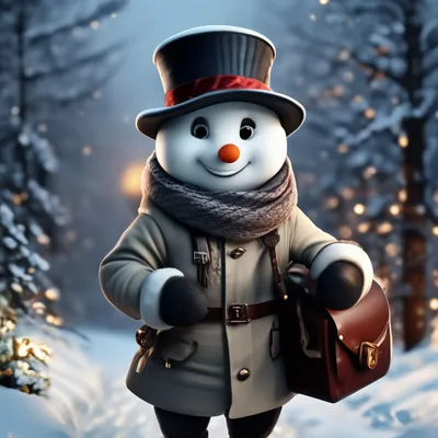 Снеговик почтовик картинки из мультфильма фотографии