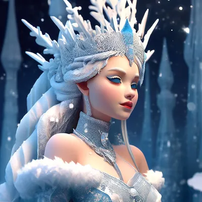 Снежная Королева – ледяная красота, или история о Снежной королеве» —  создано в Шедевруме