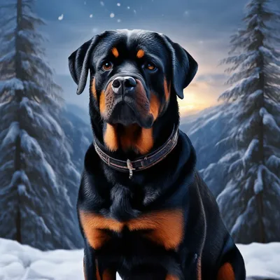 Собака ротвейлер Иллюстрация Stock | Adobe Stock