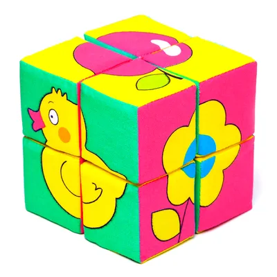 Кубики \"Собери картинку Предметы\", 8 кубиков