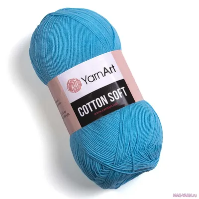 YarnArt купить пряжа Коттон Софт (Cotton Soft) цвет 33 светлая-бирюза