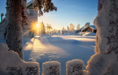 Зима в деревне :: Елена Солнечная – Социальная сеть ФотоКто