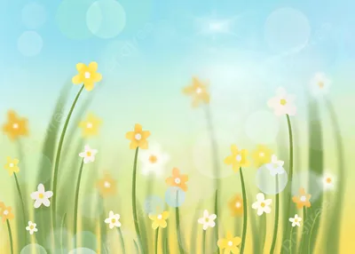 Картинка Весна Солнце Небо Цветы Прострел 3840x2563