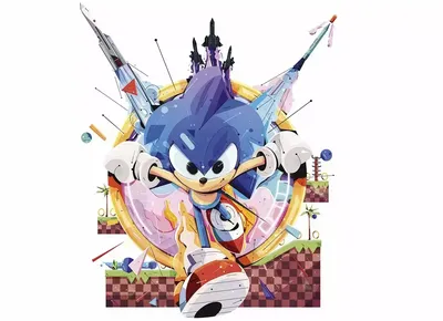 День рождения для детей в стиле «Соник» (Sonic)