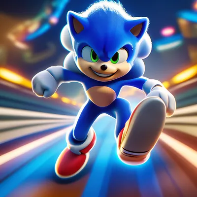 Sonic фигурка по мотивам игр \"Соник\" Sonic the Hedgehog большая фигурка 26  см купить по цене 2999 ₽ в интернет-магазине KazanExpress