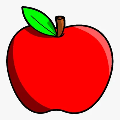 Картинка яблоко для детей - 66 фото