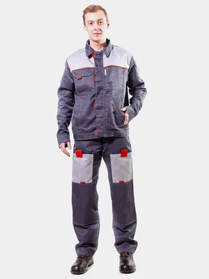 Спецодежда мужская, костюм рабочий с полукомбинезоном. купить по цене 2599  ₽ в интернет-магазине KazanExpress