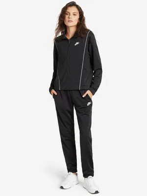 Костюм женский Nike Sportswear черный цвет — купить за 14419 руб. со  скидкой 30 %, отзывы в интернет-магазине Спортмастер