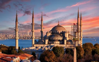Обои Города Стамбул (Турция), обои для рабочего стола, фотографии города,  стамбул , турция, sultan, ahmed, mosque Обои для рабочего стола, скачать  обои картинки заставки на рабочий стол.
