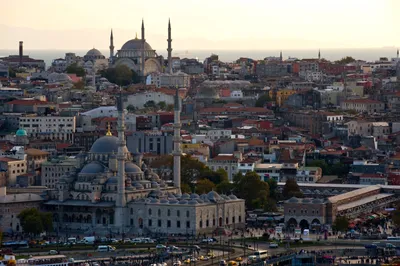 Обои для рабочего стола Стамбул Турция Города