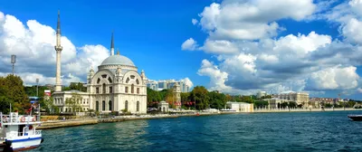 Картинка Istanbul Mosque HD для Widescreen рабочего стола PC 1920x1080 Full  HD