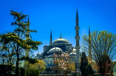 Обои Города Стамбул (Турция), обои для рабочего стола, фотографии города,  стамбул, турция, минареты, мечеть Обои для рабочего стола, скачать обои  картинки заставки на рабочий стол.