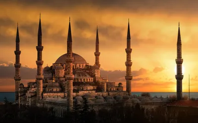 Фотографии Стамбул Турция Башня Galata Tower Здания Города 5120x3417