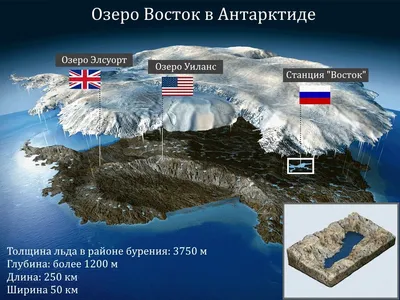 Россия замораживает исследования озера Восток в Антарктиде из-за сокращения  финансирования