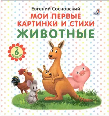 Книга Мои первые картинки и стихи Животные Е. Сосновский 16 стр  9785436607139 купить в Томске - интернет магазин Rich Family