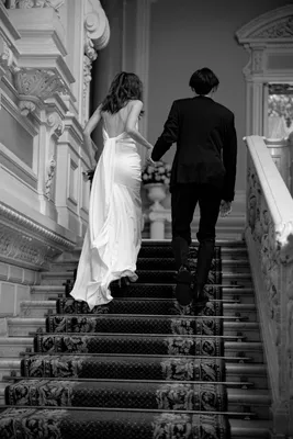 Свадебные черно-белые фото из загса