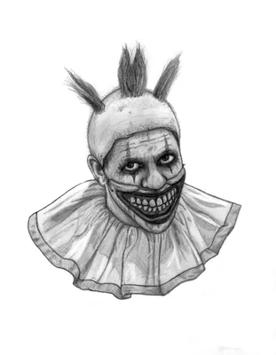 Twisty The Clown | Scary drawings, Horror drawing, Horror art