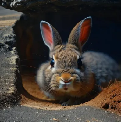 Вулканический кролик • Юлия Михневич • Научная картинка дня на «Элементах»  • Биология