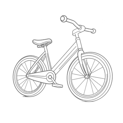 рисунок детский велосипед раскраски страницы на белом фоне наброски эскиз  вектор PNG , рисунок крыла, рисунок кольца, рисунок велосипеда PNG картинки  и пнг рисунок для бесплатной загрузки