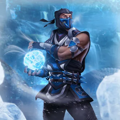 Mortal kombat sub-zero on Craiyon