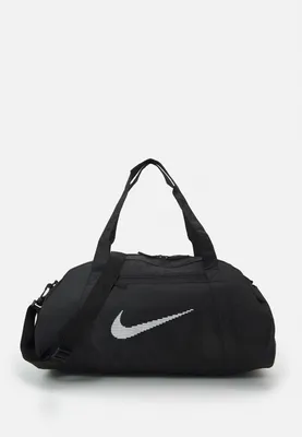Nike Performance GYM CLUB - Sports bag - black/black/(white)/black -  Zalando.co.uk