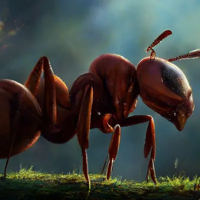 Макромуравей, огромный муравей, четкие…» — создано в Шедевруме