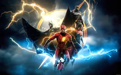 Обои Кино Фильмы The Flash, обои для рабочего стола, фотографии кино  фильмы, the flash, the, flash, movie, poster, кино, постер, флеш, бетмен,  супер, герои, 2023 Обои для рабочего стола, скачать обои картинки