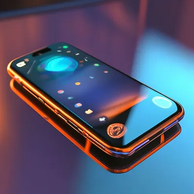 Телефон будущего, супер детализация» — создано в Шедевруме