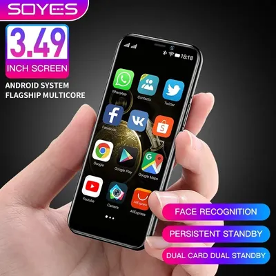 Оригинальные Сотовые Телефоны Soyes S10 H Android 9.0 4G LTE Смартфон 3,5  Супер Мини Телефон 3 ГБ 64 ГБ Высококачественный Разблокированный Мобильный  Телефон С Идентификатором Лица PK S9 K15 От Unitedtech, 8 115 руб. | DHgate