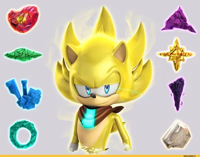 Фестиваль Кукол - Игрушка Sonic The Hedgehog SEGA - Супер Соник желтый  (30,5 см)
