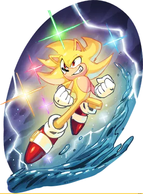 Sonic the hedgehog (Еж Соник, Ёж Соник) :: Super Sonic (Супер Соник, Соник  в супер форме) :: StH art :: StH Персонажи :: Sonic (соник, Sonic the  hedgehog, ) :: Drawloverlala ::