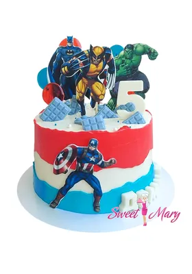 ☆Детский торт Супергерои. Созвездие сладостей