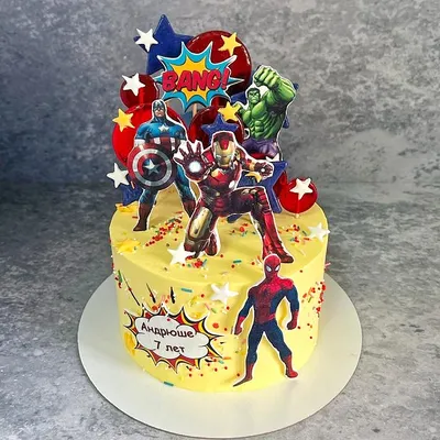 Торт Супергерои на заказ