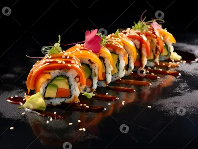 Самый сладкий суши сет в нашем меню🥰 Сет «Вкусняшка» поцелуй гейши,  калифорния, запеч.бостон, ролл с… | Instagram
