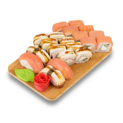 Набор «SUSHI ЛАВКА» 1 кг - Суши Лавка — доставка суши, роллов и других блюд  японской кухни в Костроме