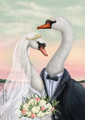 Свадебные лебеди» — создано в Шедевруме