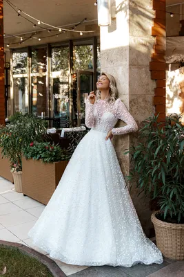 Атласное свадебное платье Бриджит купить в Москве - свадебный салон Etna  Bride Б