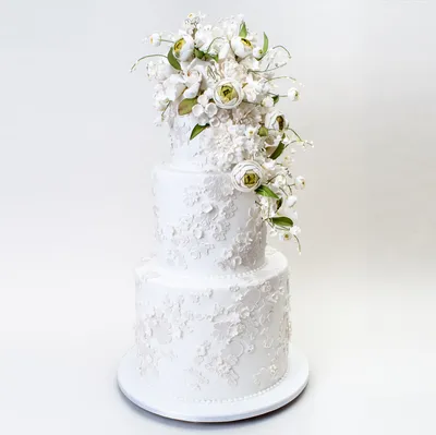 Одноярусные свадебные торты на заказ в Москве цена