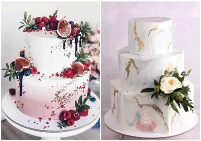 Классический свадебный торт от кондитерского дома «Supercakes».