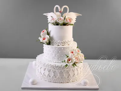 Классические свадебные торты - 287 фото ПРЕМИУМ-класса. Цены уже на сайте!