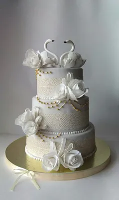 Торты на свадьбу из мастики, купить свадебный торт из мастики в Torty.biz