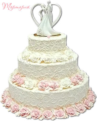 Простые свадебные торты с фото | Торт на свадьбу на заказ