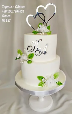 Многоярусный свадебный торт категории Белые свадебные торты