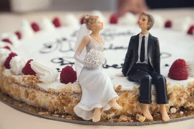 Торт “Свадебный торт с живыми цветами” Арт. 01319 | Торты на заказ в  Новосибирске \"ElCremo\"